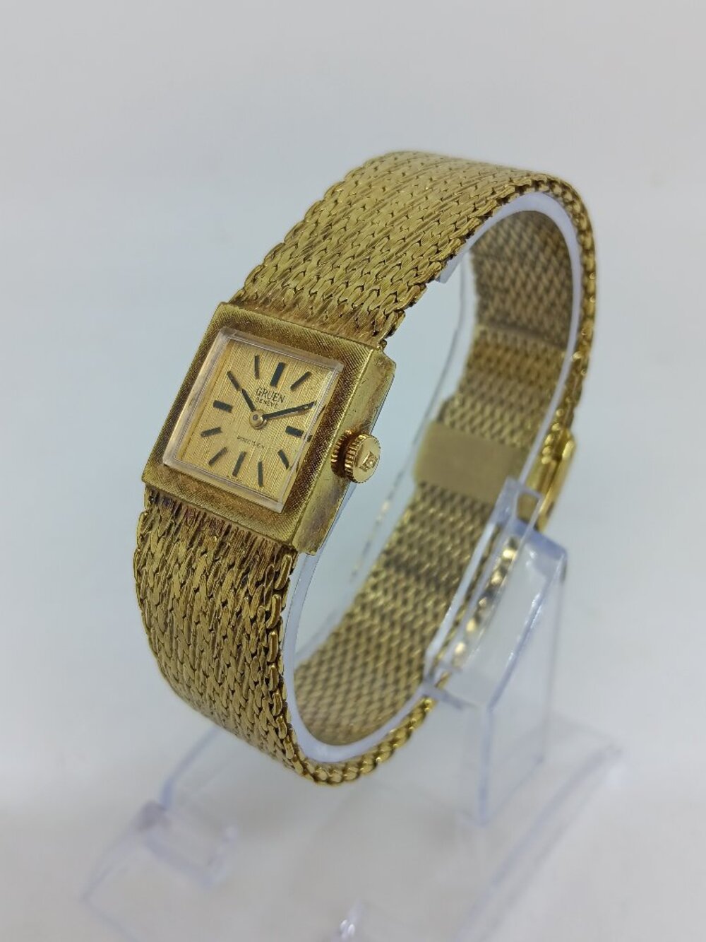 VINTAGE 1950s Gruen Genève Precision 771081 Women's 19mm Manual Wind Watch